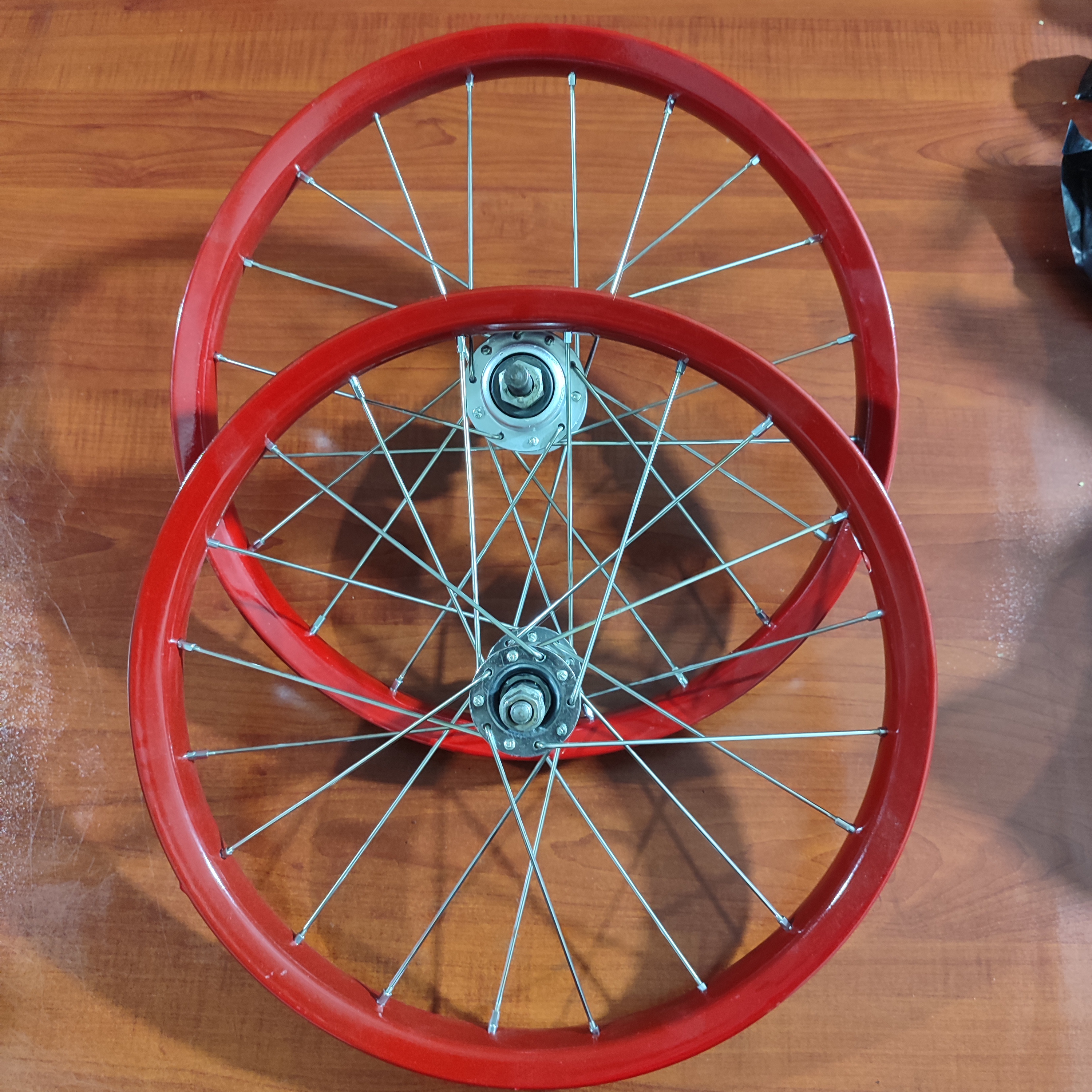 طوقه دوچرخه بچه گانه سایز ۱۶ عقب و جلو (استوک)